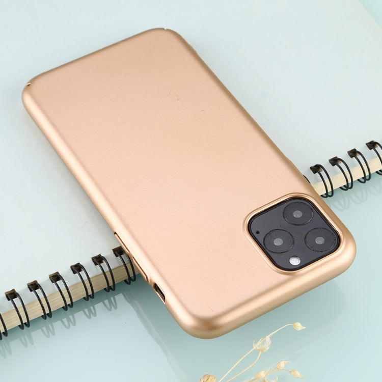 For iPhone 11 Pro Max Solid Color Plastic Protective Case