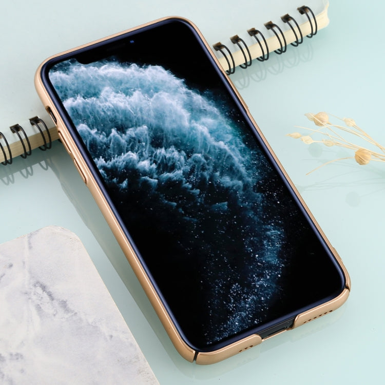 For iPhone 11 Pro Max Solid Color Plastic Protective Case