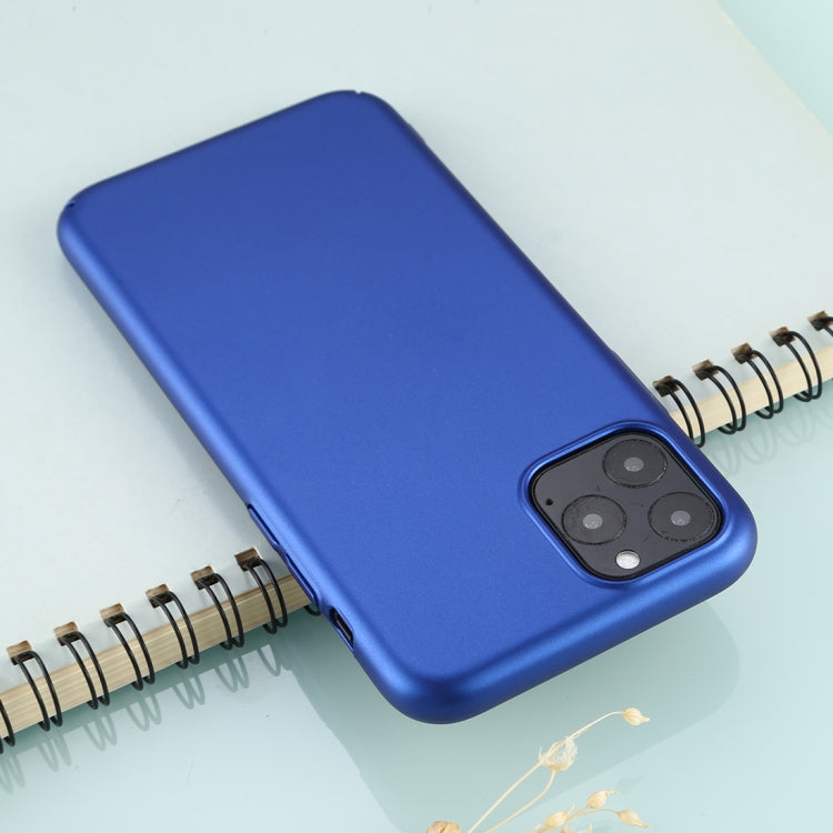For iPhone 11 Pro Max Solid Color Plastic Protective Case