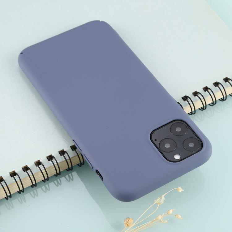 For iPhone 11 Pro Max Solid Color Plastic Protective Case