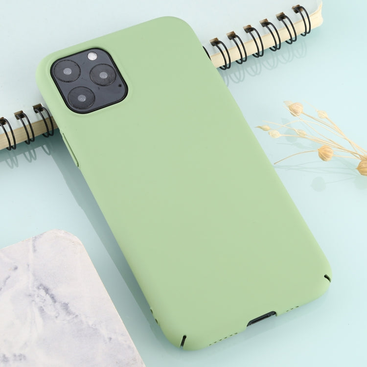 For iPhone 11 Pro Max Solid Color Plastic Protective Case