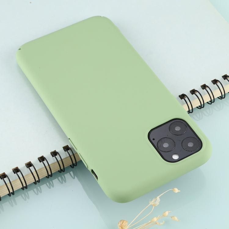 For iPhone 11 Pro Max Solid Color Plastic Protective Case