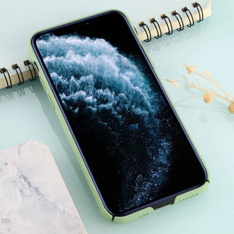 For iPhone 11 Pro Max Solid Color Plastic Protective Case