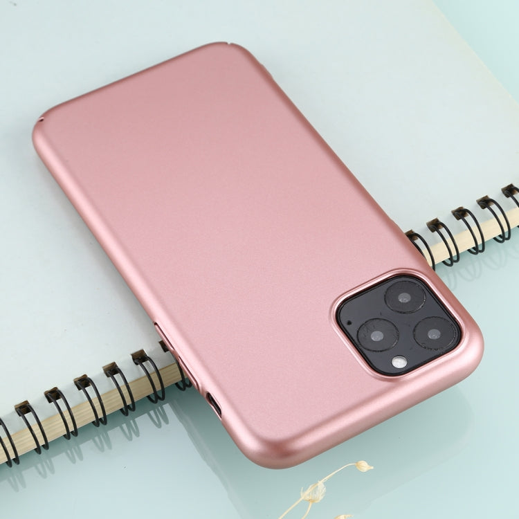 For iPhone 11 Pro Max Solid Color Plastic Protective Case