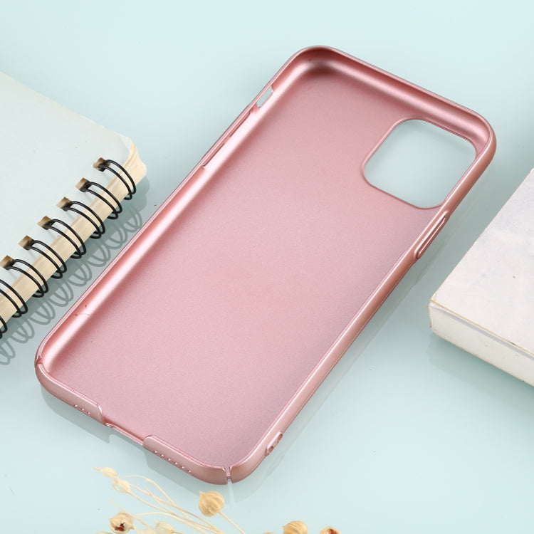 For iPhone 11 Pro Max Solid Color Plastic Protective Case