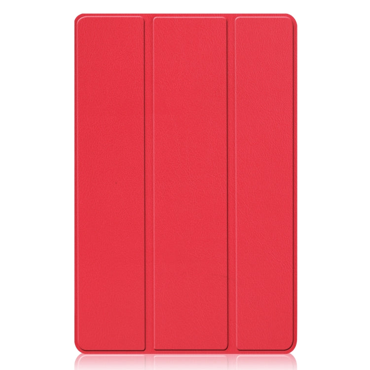 For Xiaomi Pad 5 Custer Texture Horizontal Flip Leather Case with Three-folding Holder & Sleep / Wake-up Function