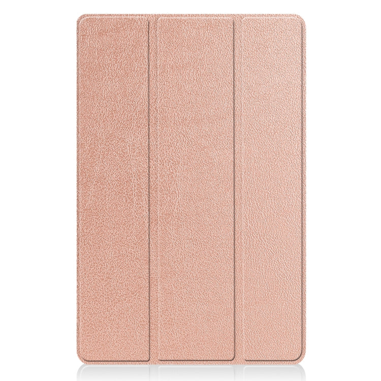For Xiaomi Pad 5 Custer Texture Horizontal Flip Leather Case with Three-folding Holder & Sleep / Wake-up Function