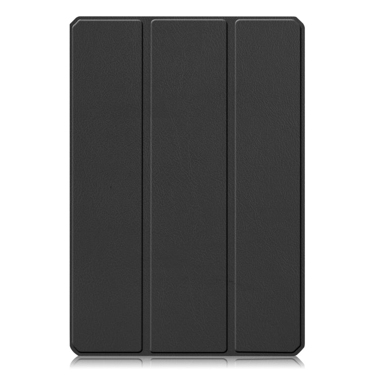 For Xiaomi Pad 5 Custer Pattern Pure Color TPU Smart Tablet Holster with Sleep Function & 3-Fold Holder & Pen Slot