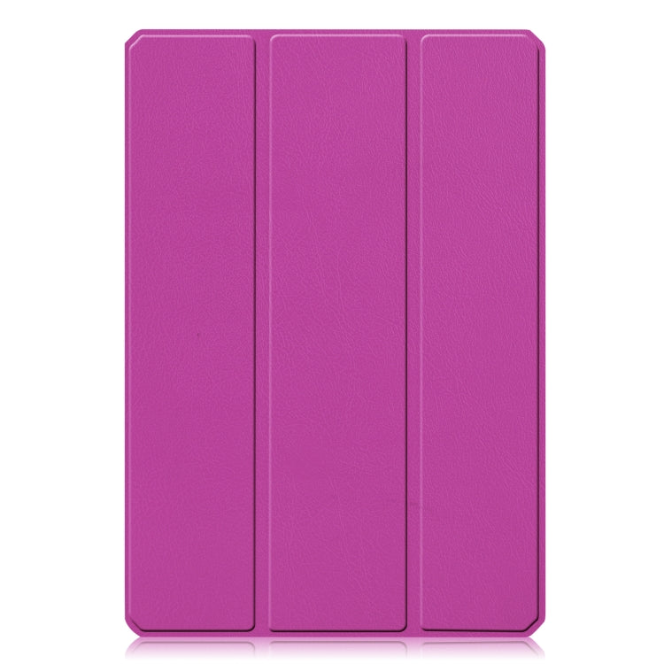 For Xiaomi Pad 5 Custer Pattern Pure Color TPU Smart Tablet Holster with Sleep Function & 3-Fold Holder & Pen Slot