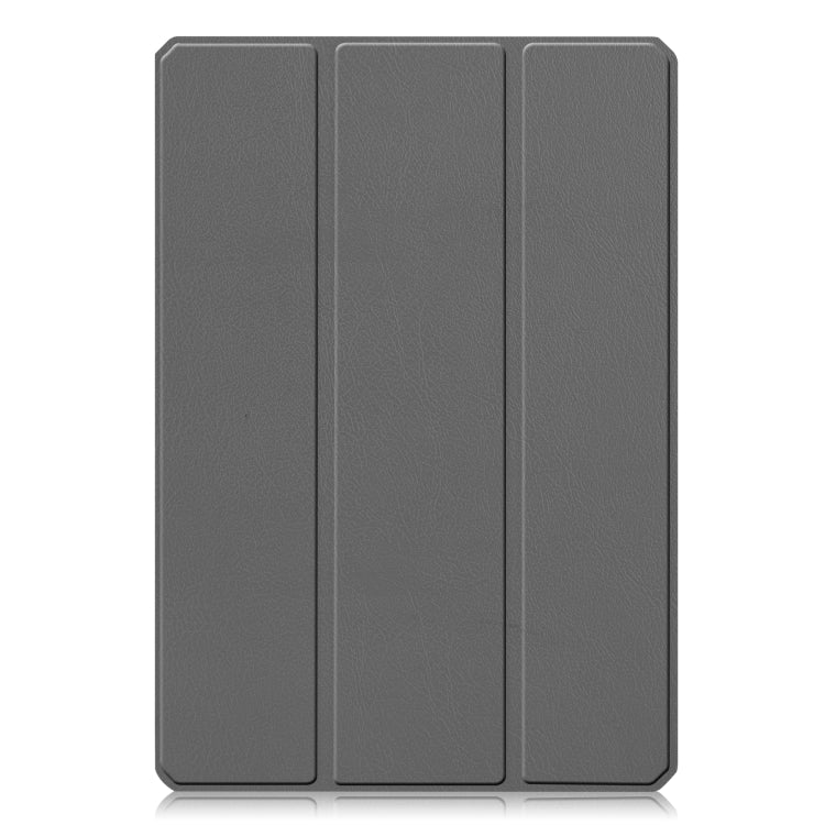 For Xiaomi Pad 5 Custer Pattern Pure Color TPU Smart Tablet Holster with Sleep Function & 3-Fold Holder & Pen Slot