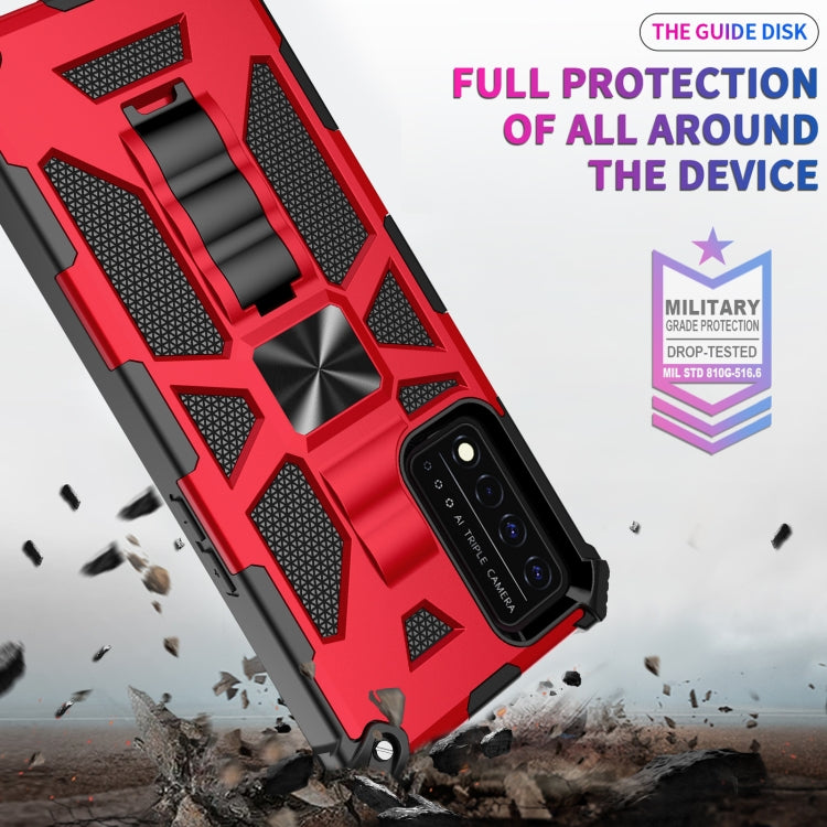 For T-Mobile REVVL V+ 5G Shockproof TPU + PC Magnetic Protective Case with Holder