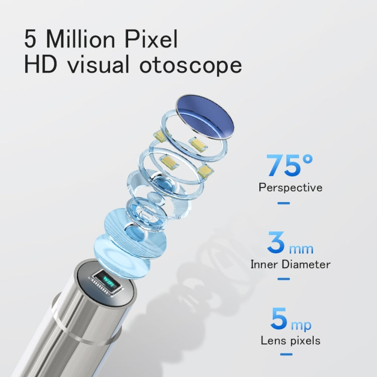 X1 WiFi Smart Visual Ear Pick HD Digital Ear Endoscope