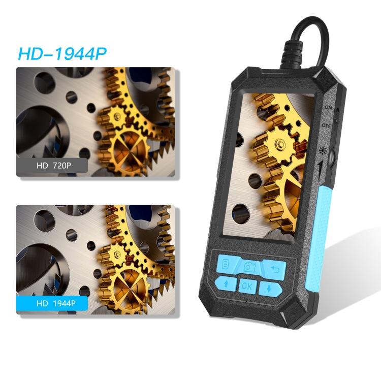 P90 11mm 4.5 inch HD 500W Autofocus Camera Endoscope Portable Waterproof Industrial Pipe Endoscope, Hard Cable Length: 5m