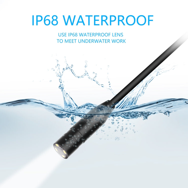 P90 11mm 4.5 inch HD 500W Autofocus Camera Endoscope Portable Waterproof Industrial Pipe Endoscope, Hard Cable Length: 5m