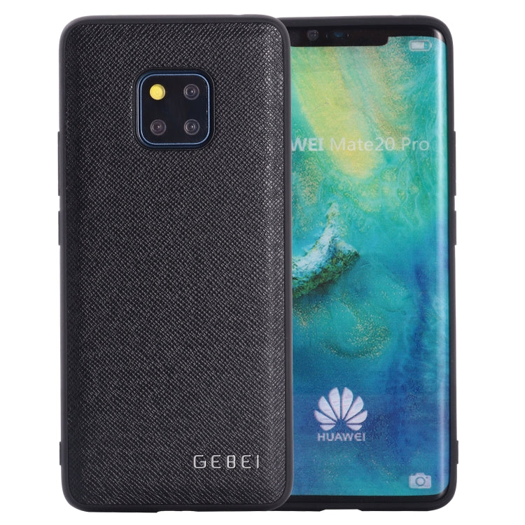 For Huawei Mate 20 Pro GEBEI Full-coverage Shockproof Leather Protective Case