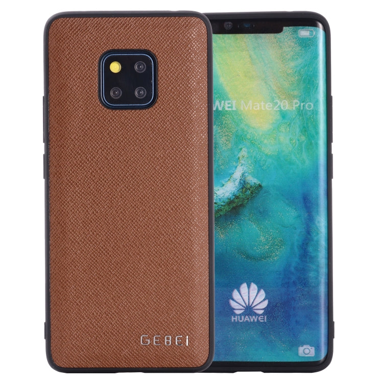 For Huawei Mate 20 Pro GEBEI Full-coverage Shockproof Leather Protective Case