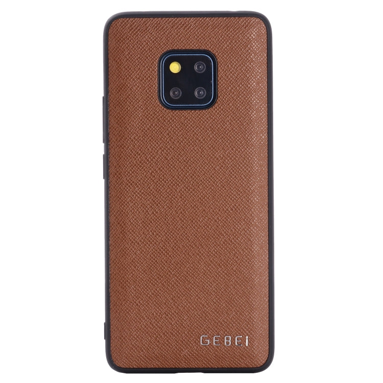 For Huawei Mate 20 Pro GEBEI Full-coverage Shockproof Leather Protective Case