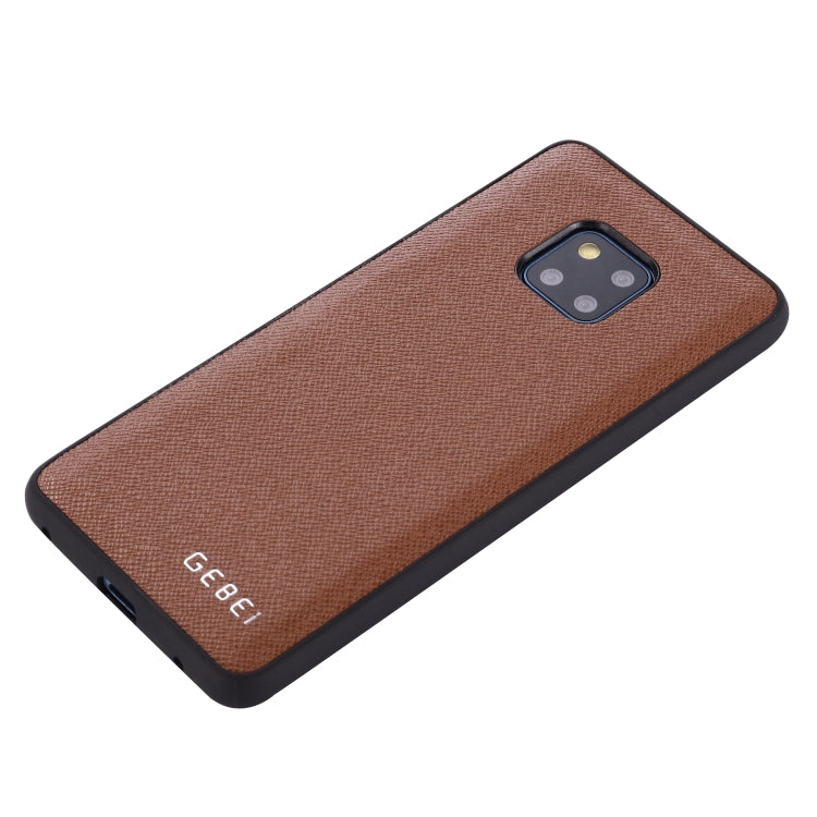 For Huawei Mate 20 Pro GEBEI Full-coverage Shockproof Leather Protective Case
