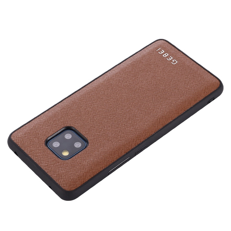 For Huawei Mate 20 Pro GEBEI Full-coverage Shockproof Leather Protective Case