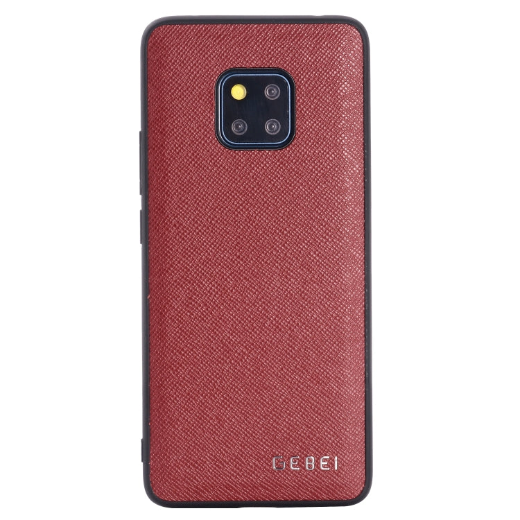 For Huawei Mate 20 Pro GEBEI Full-coverage Shockproof Leather Protective Case