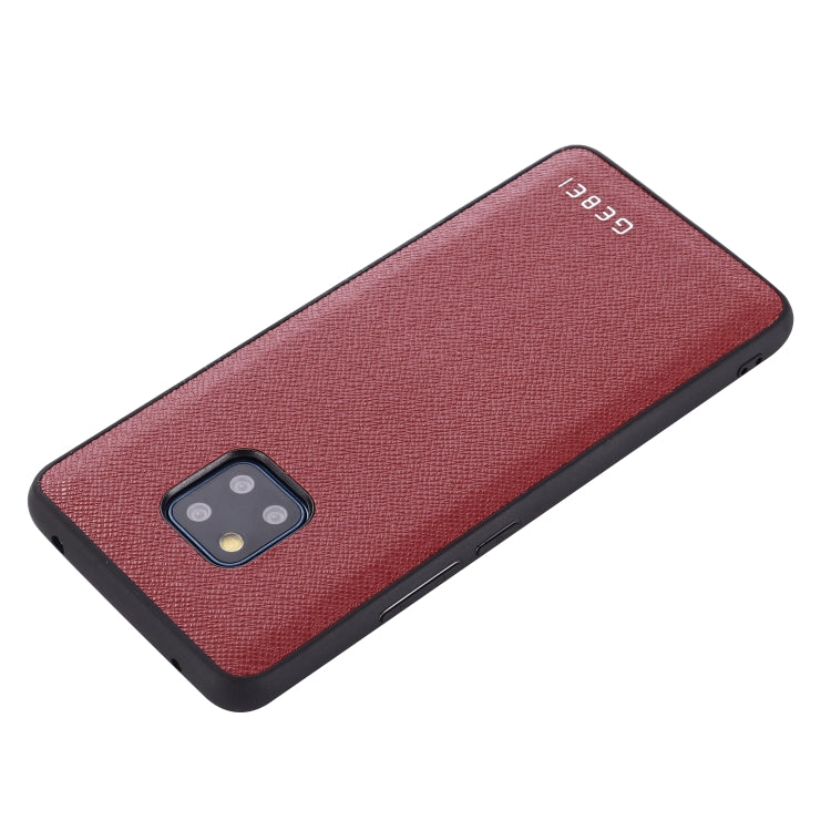 For Huawei Mate 20 Pro GEBEI Full-coverage Shockproof Leather Protective Case