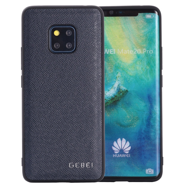 For Huawei Mate 20 Pro GEBEI Full-coverage Shockproof Leather Protective Case