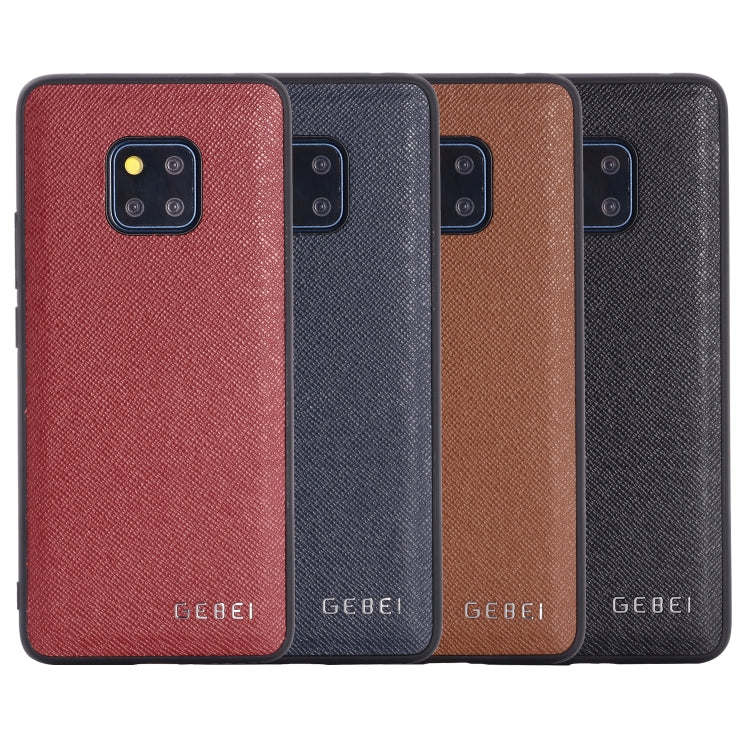 For Huawei Mate 20 Pro GEBEI Full-coverage Shockproof Leather Protective Case