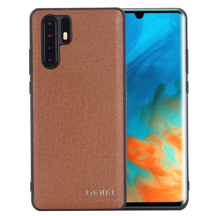 For Huawei P30 Pro GEBEI Full-coverage Shockproof Leather Protective Case