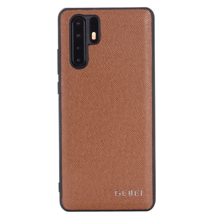 For Huawei P30 Pro GEBEI Full-coverage Shockproof Leather Protective Case