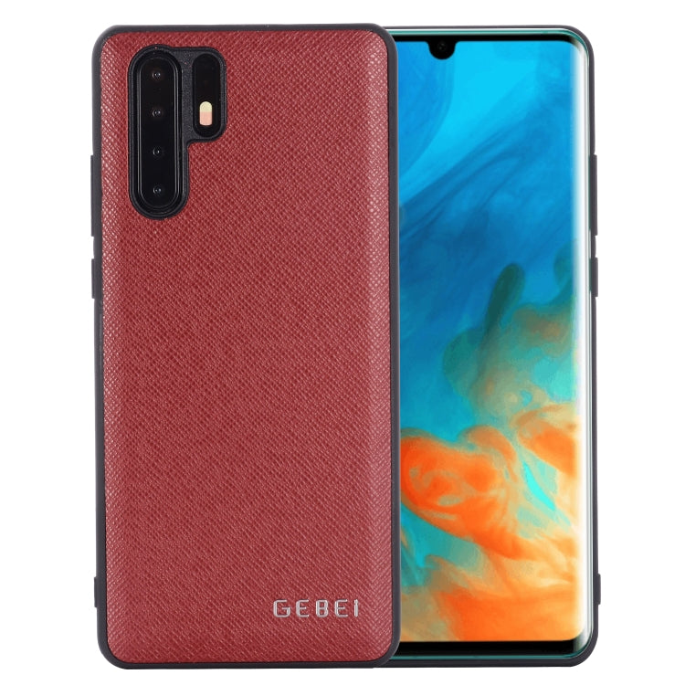 For Huawei P30 Pro GEBEI Full-coverage Shockproof Leather Protective Case