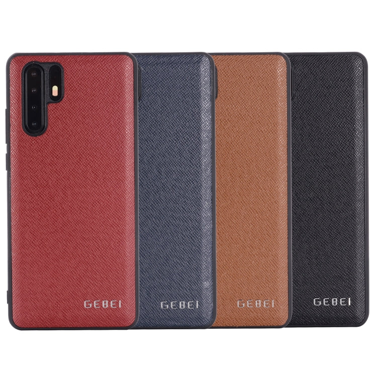 For Huawei P30 Pro GEBEI Full-coverage Shockproof Leather Protective Case