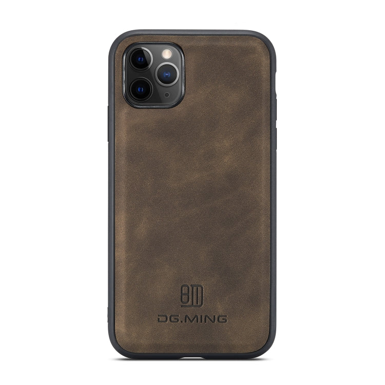 DG.MING M1 Series 3-Fold Multi Card Wallet  Back Cover Shockproof Case with Holder Function For iPhone 11 Pro