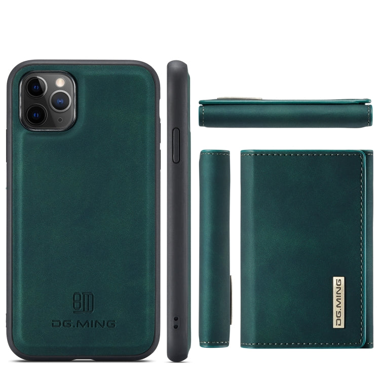 DG.MING M1 Series 3-Fold Multi Card Wallet  Back Cover Shockproof Case with Holder Function For iPhone 11 Pro