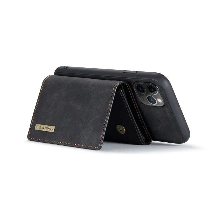 DG.MING M1 Series 3-Fold Multi Card Wallet  Back Cover Shockproof Case with Holder Function For iPhone 11 Pro Max
