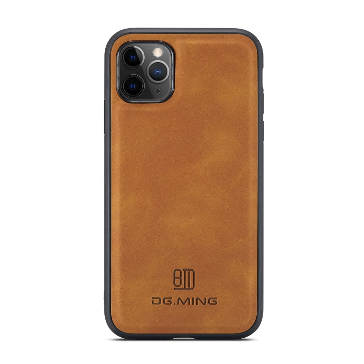 DG.MING M1 Series 3-Fold Multi Card Wallet  Back Cover Shockproof Case with Holder Function For iPhone 11 Pro Max