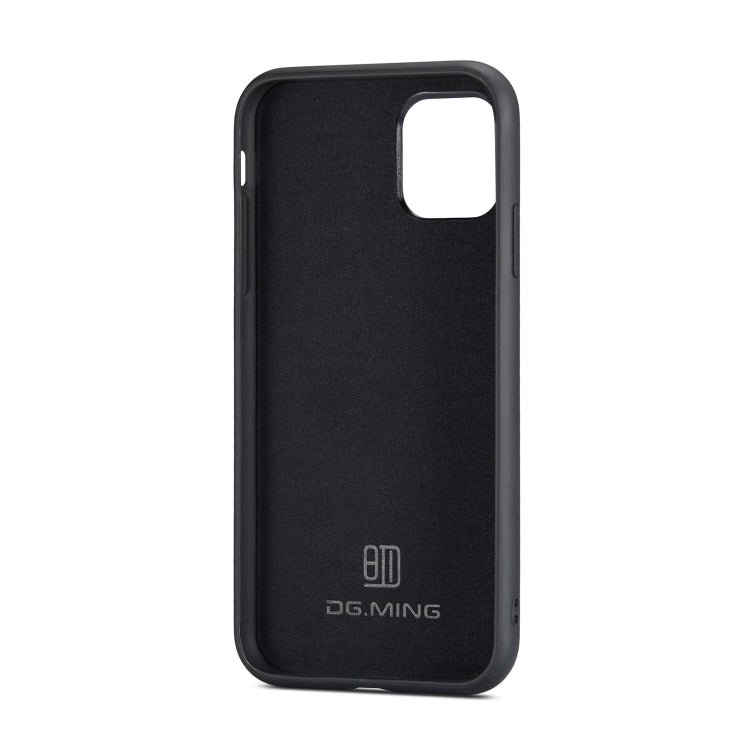 DG.MING M1 Series 3-Fold Multi Card Wallet  Back Cover Shockproof Case with Holder Function For iPhone 11 Pro Max