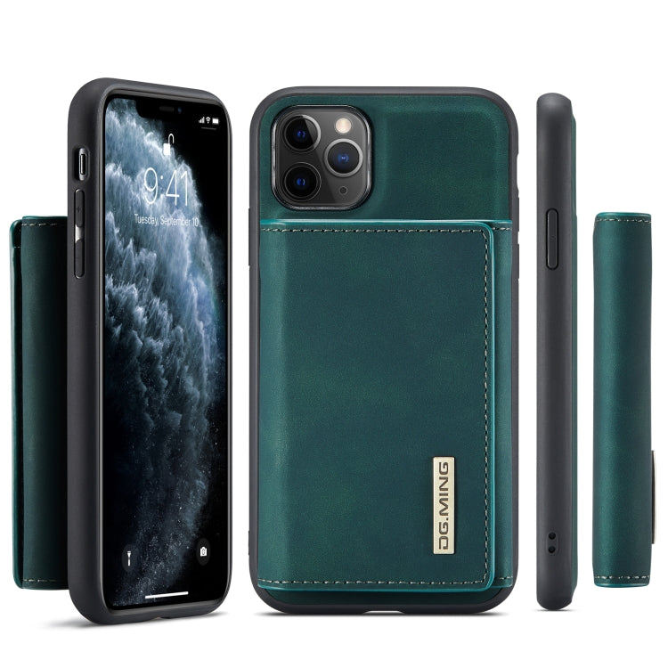 DG.MING M1 Series 3-Fold Multi Card Wallet  Back Cover Shockproof Case with Holder Function For iPhone 11 Pro Max