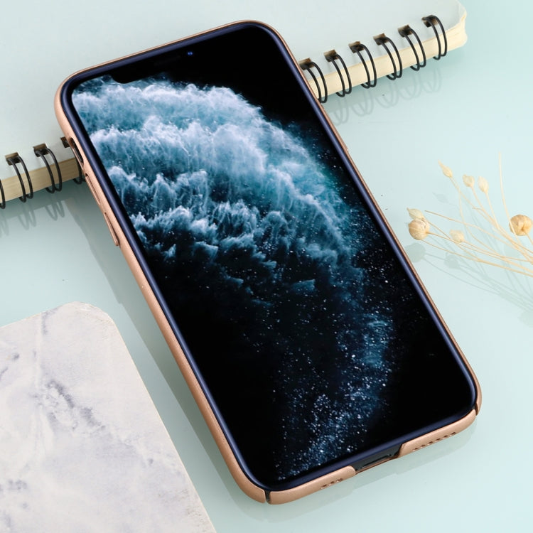 For iPhone 11 Pro Max Mesh Solid Color Plastic Protective Case
