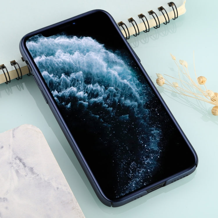 For iPhone 11 Pro Max Mesh Solid Color Plastic Protective Case
