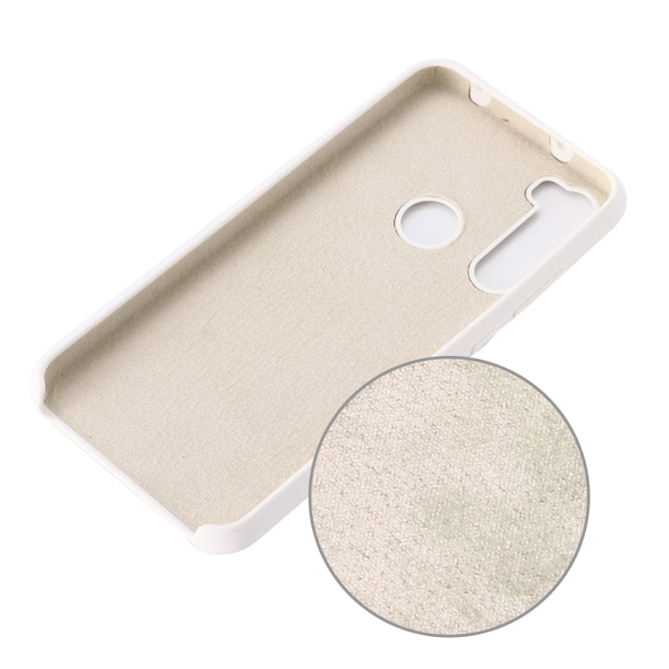 For Xiaomi Redmi Note 8 2021 Pure Color Liquid Silicone Shockproof Full Coverage Case
