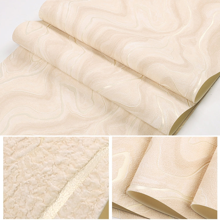 Wavy Texture Deerskin Velvet Wallpaper Home Bedroom Wall Paper, Size:53x950cm