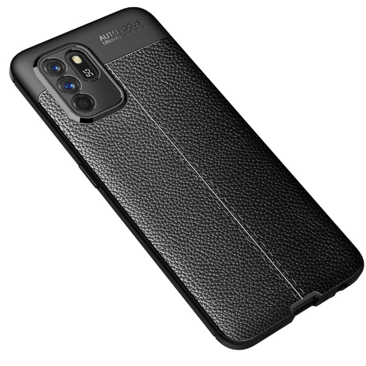 Litchi Texture TPU Shockproof Case For OPPO Reno6 Z
