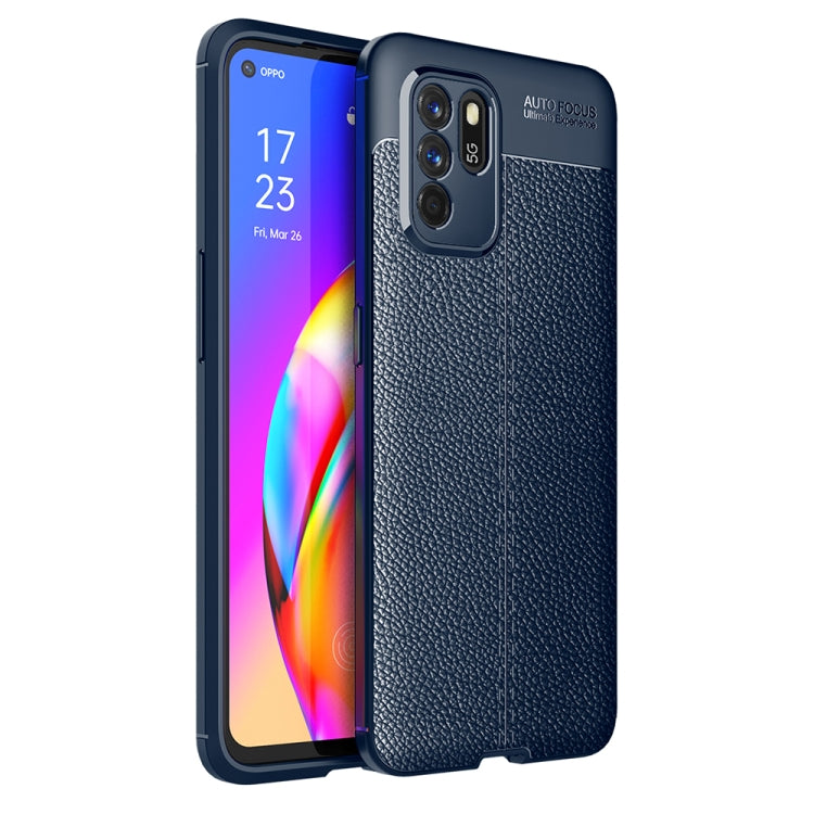 Litchi Texture TPU Shockproof Case For OPPO Reno6 Z
