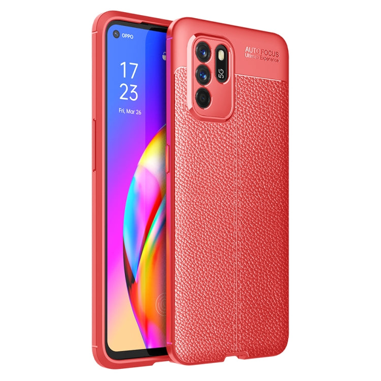 Litchi Texture TPU Shockproof Case For OPPO Reno6 Z