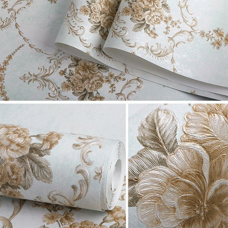 3D Fine-pressed Texture Damascus Wallpapers Household Non-woven Wallpaper, Size:0.53x10m