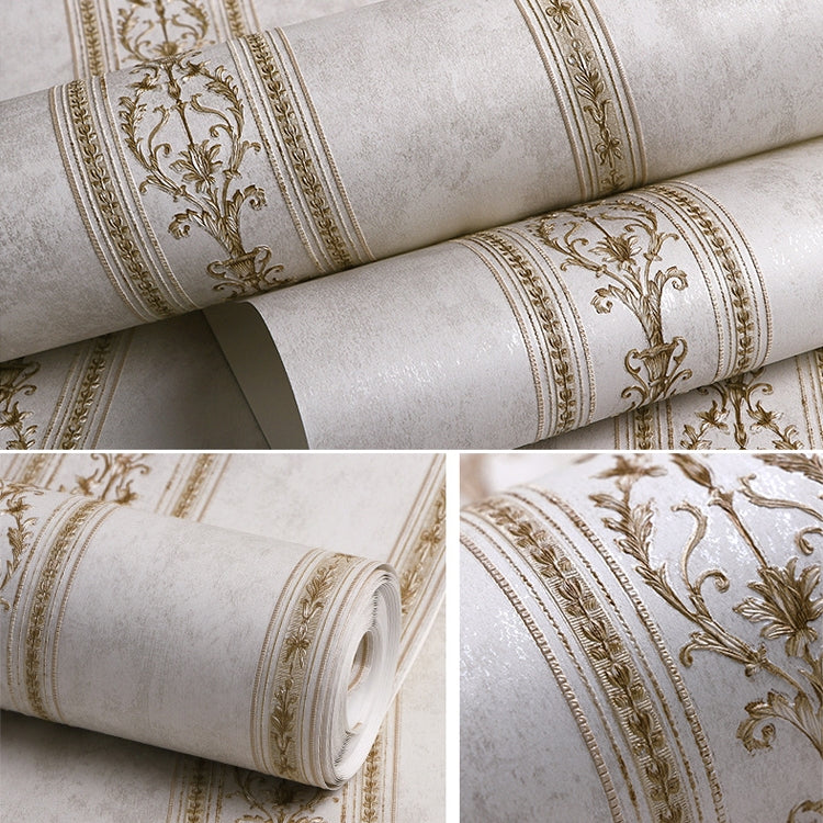 3D Fine-pressed Texture Damascus Wallpapers Household Non-woven Wallpaper, Size:0.53x10m