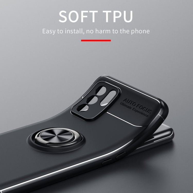 For OPPO Reno6 Z Metal Ring Holder 360 Degree Rotating TPU Case