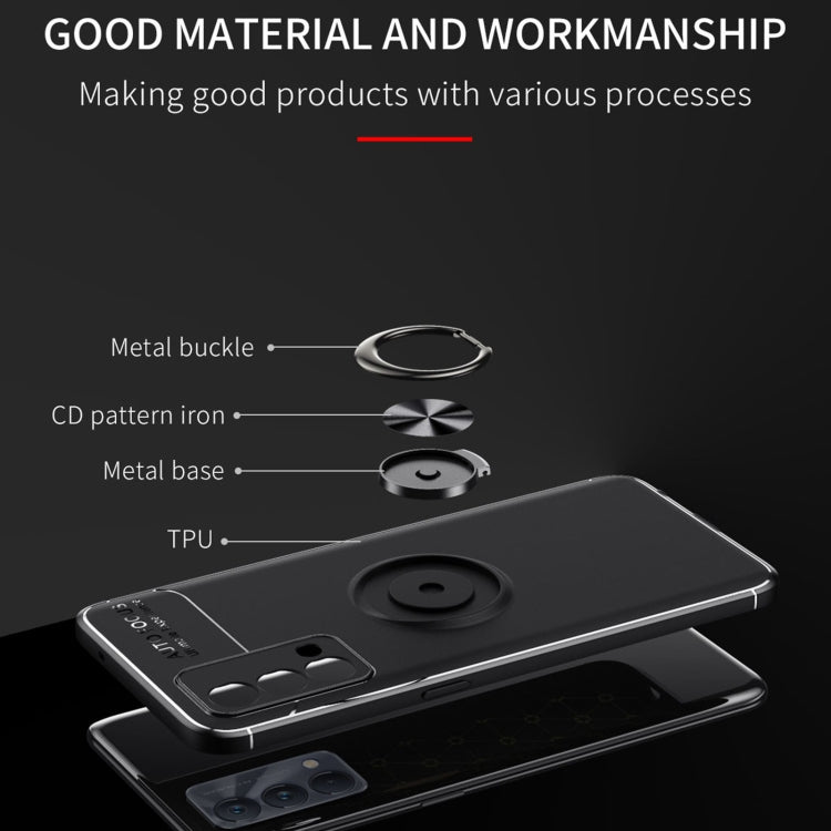 For OPPO Realme GT Master Metal Ring Holder 360 Degree Rotating TPU Case