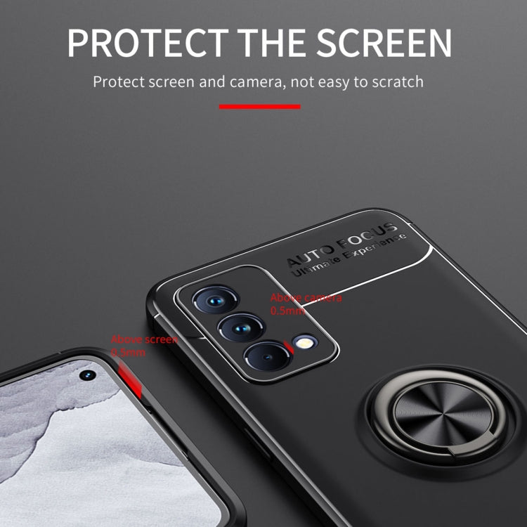 For OPPO Realme GT Master Metal Ring Holder 360 Degree Rotating TPU Case