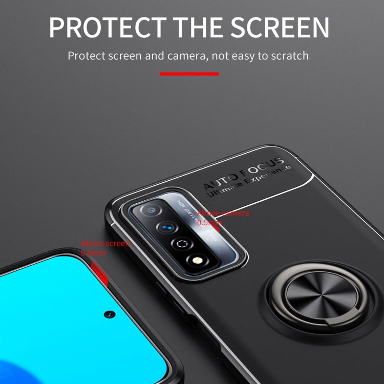 For Honor Play 5T Pro Metal Ring Holder 360 Degree Rotating TPU Case